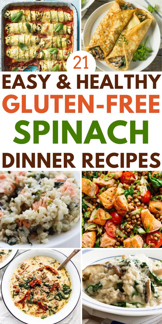 gluten free spinach dinner recipes