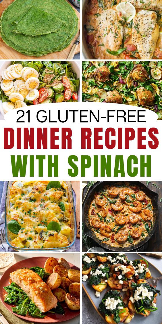 gluten free spinach recipes