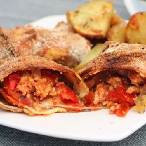 ground turkey breaded crepes recipe