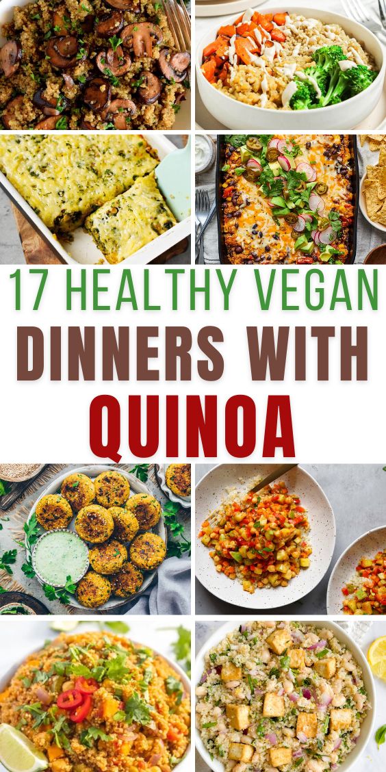 healthy Vegan Dinner Recipes With Quinoa
