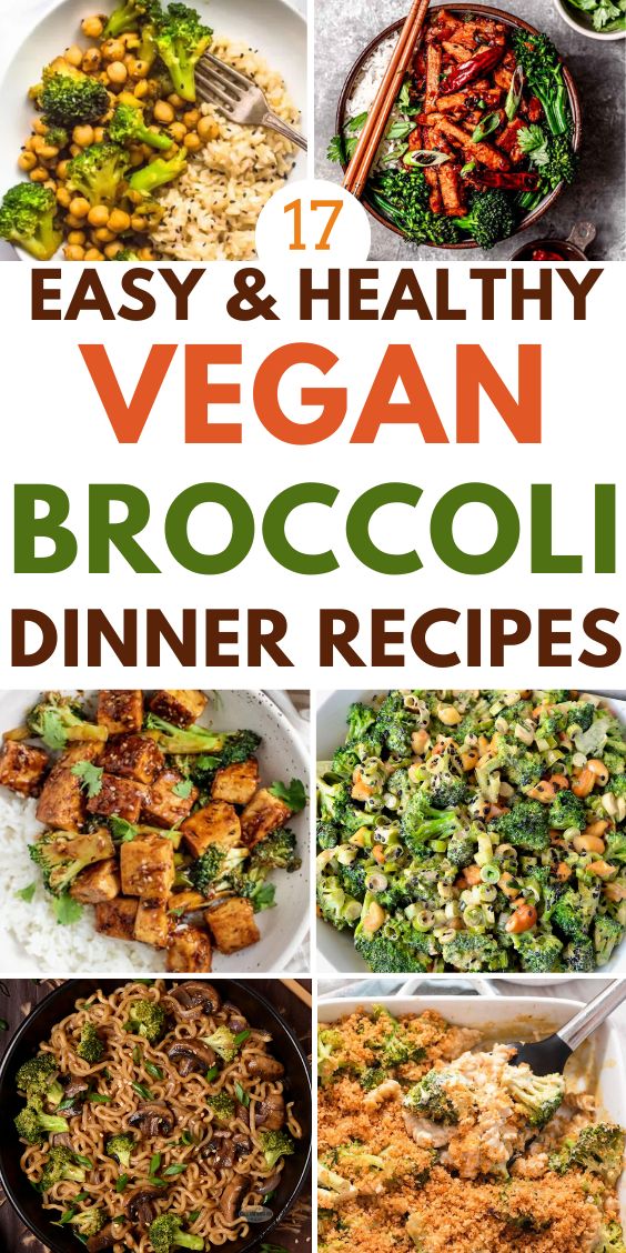 healthy Vegan Dinner Recipes With broccoli