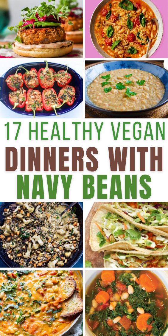 healthy Vegan dinner Recipes With navy Beans