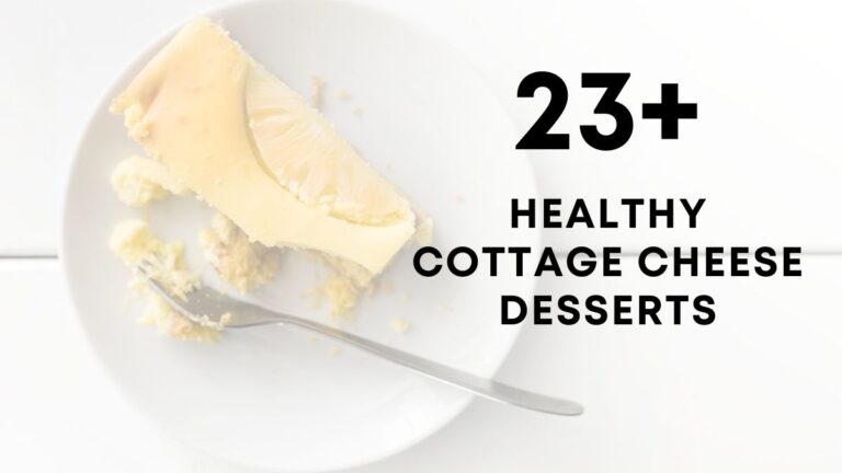 Healthy Desserts With Cottage Cheese