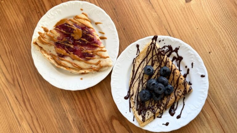 Healthy Oat Flour Crepes Recipe (No Sugar, No Oil, No Wheat Flour)