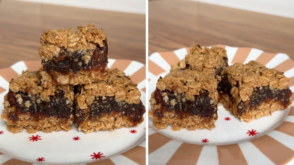 healthy date oatmeal bars