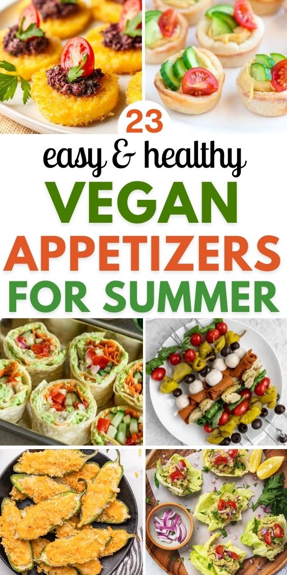healthy vegan appetizer recipes