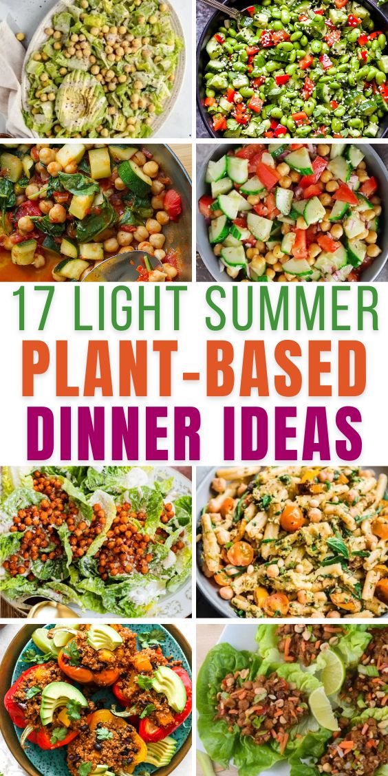light summer vegan meals