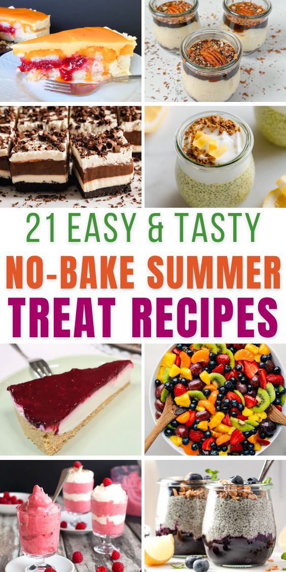 no bake easy summer desserts