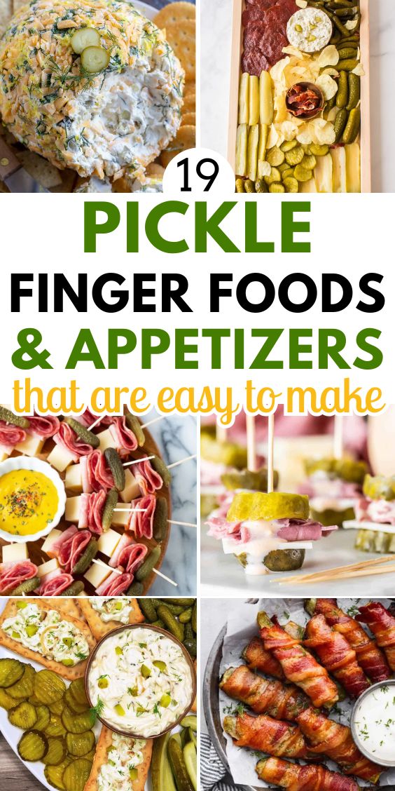 pickle finger foods