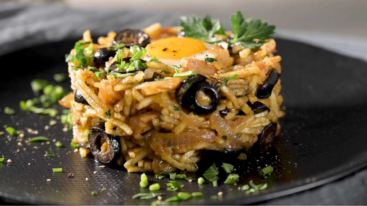 portugese Bacalhau A Bras national dish