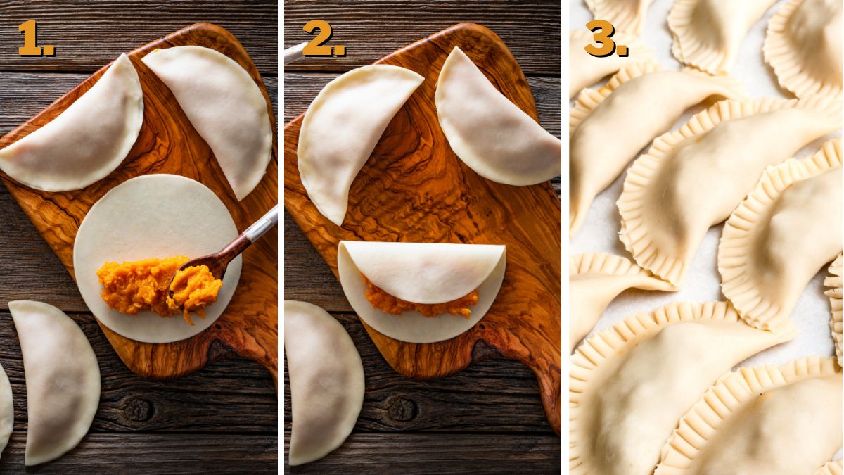 preparation of empanada