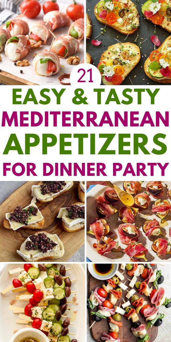 quick mediterranean appetizers 1