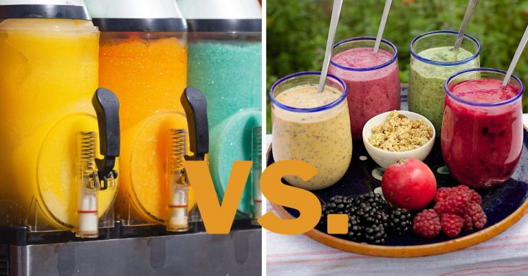 slush vs smoothie