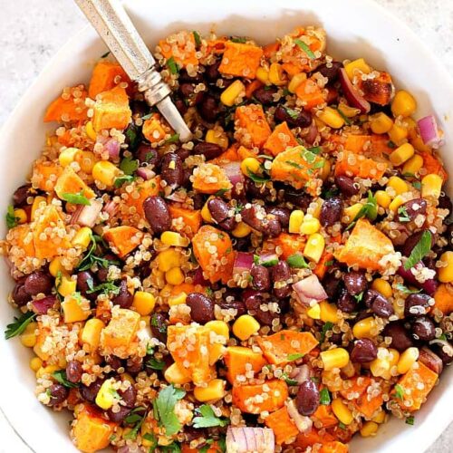 sweet potato quinoa salad 3