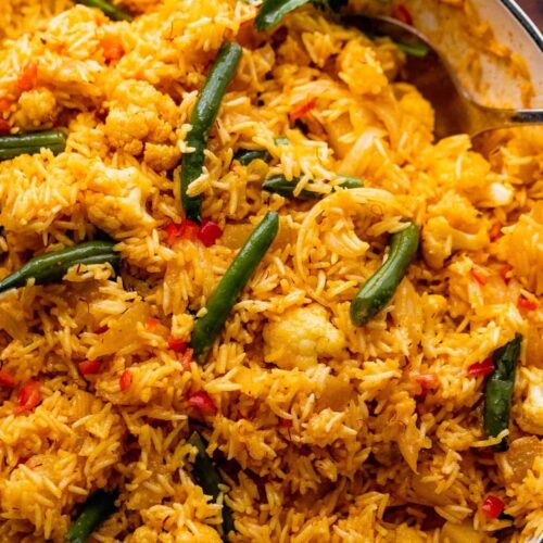 vegetable biryani 5