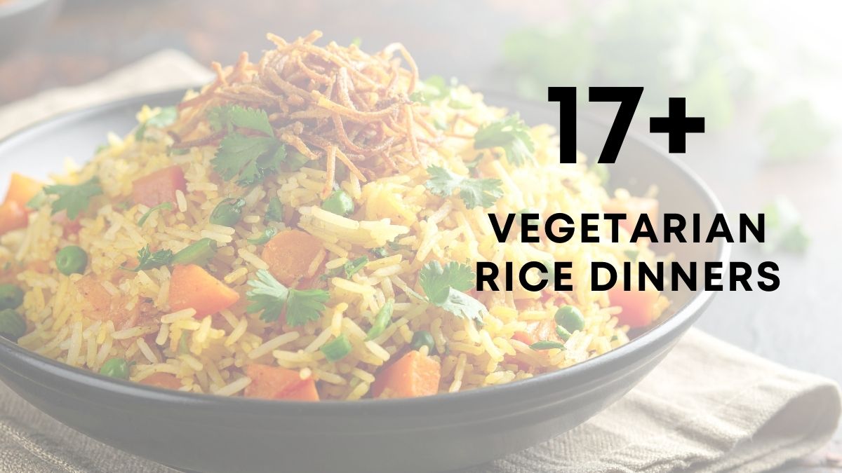 vegetarian rice recipes