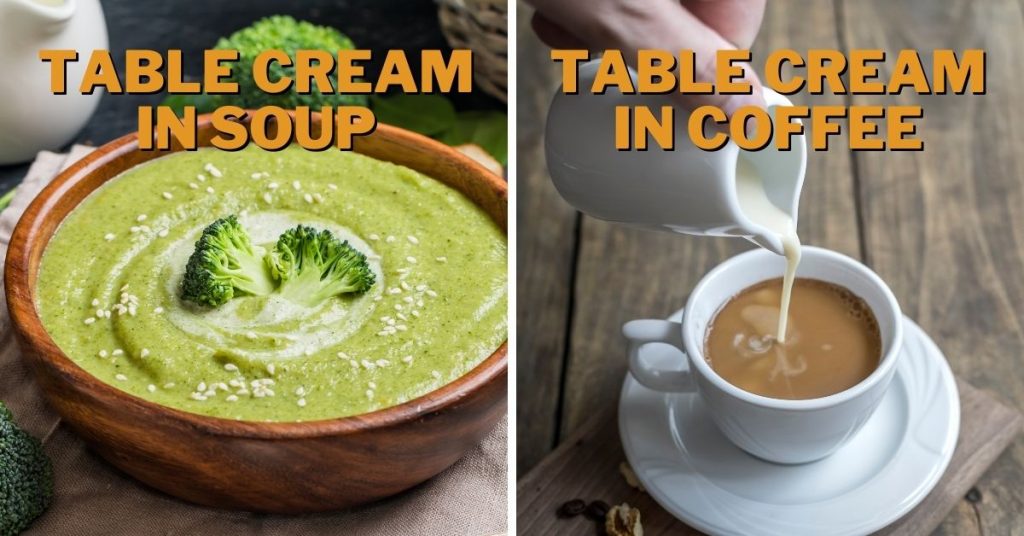 what is table cream used for