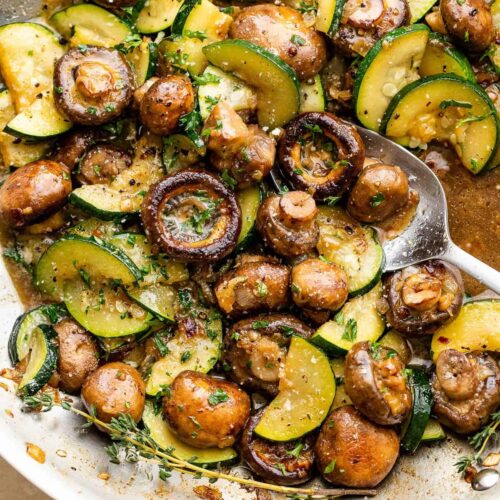 zucchini mushroom skillet 9